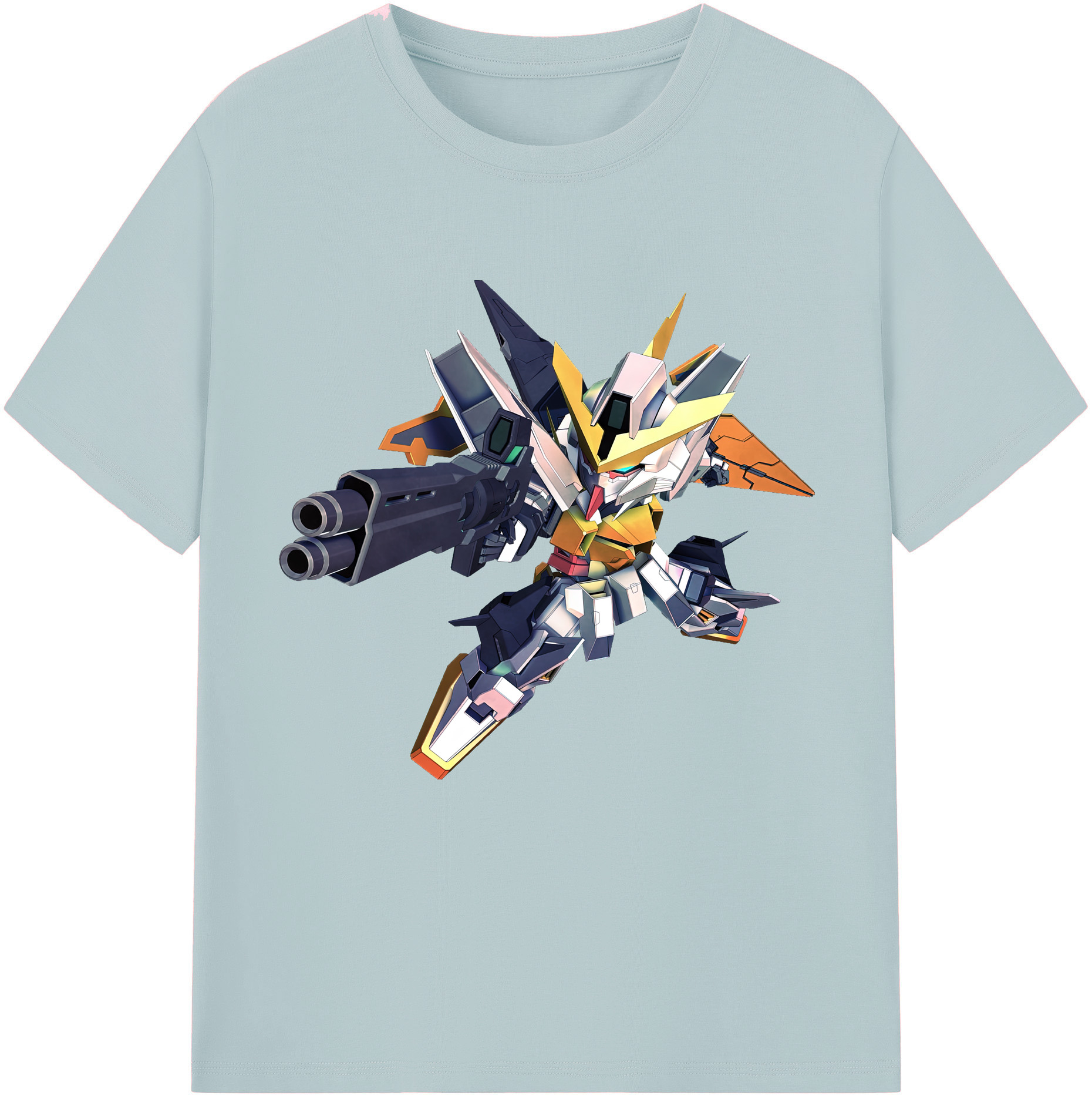 （画像用） 機動戦士ガンダム Mobile Suit Gundam 綿100％半袖Tシャツ（フロントプリント）